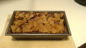 Gluten Free SCD Apple Cinnamon Cheese Cake, at rest. kettlemeddler.com